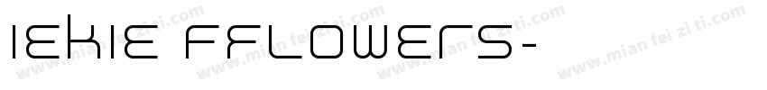 iekie Fflowers字体转换